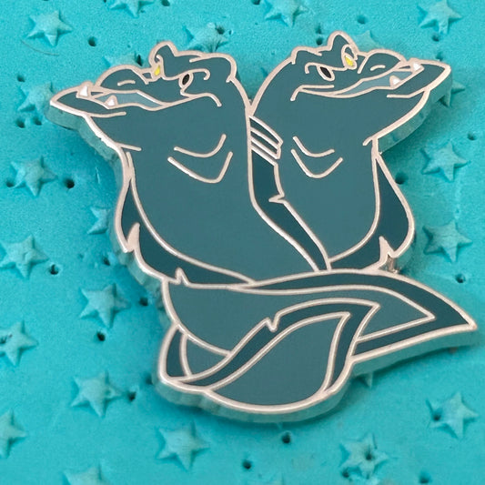 Flotsam and Jetsam Villain Sidekick Pin