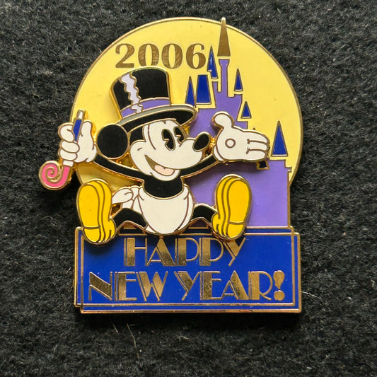 2006 - Mickey Mouse - Happy New Years - Castle - LE 2,000 - Disney Pin