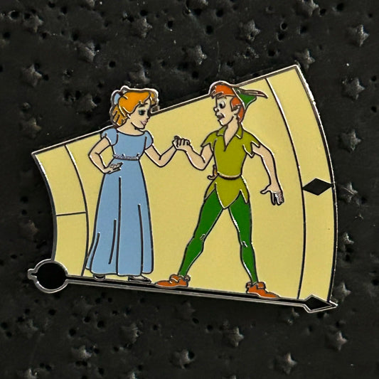2025 - Peter Pan and Wendy On Time Hand - Clock - Disney Pin