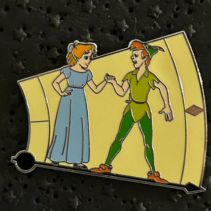 2025 - Peter Pan and Wendy On Time Hand - Clock - Disney Pin