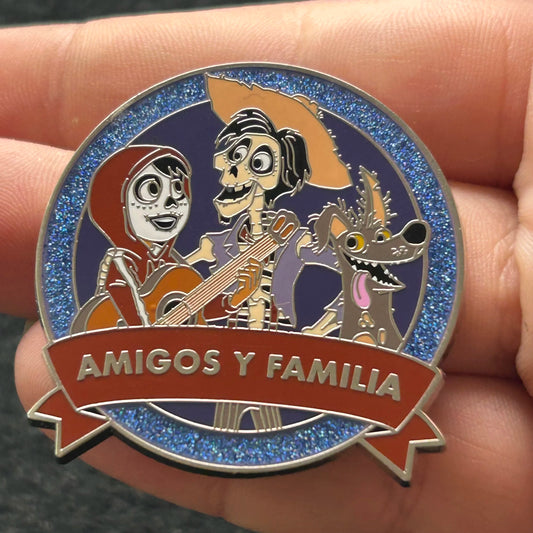 2022 - Miguel, Hector, and Dante - Coco - LR - One Family - Disney Pin