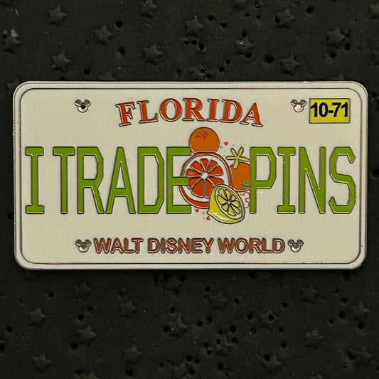 2025 - Florida License Plate - I Trade Pins - 10-71 - WDW - Disney Pin