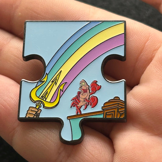 Loungefly - Sebastian - Little Mermaid - Puzzle Piece - Disney Pin