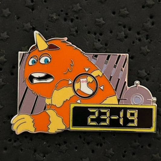 2023 - George Sanderson - Contaminated by Sock - Monsters Inc - 23-19 - Disney Pin