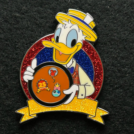 2025 - Donald Duck - Pin Trading - 25 Years - Logo - Disney Pin