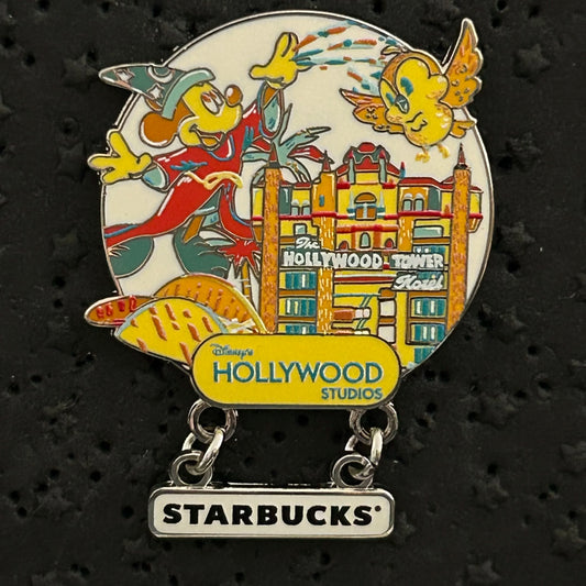 2024 - Sorcerer Mickey and Chubby the Bird - Hollywood Studios - Starbucks - Dangle - Disney Pin