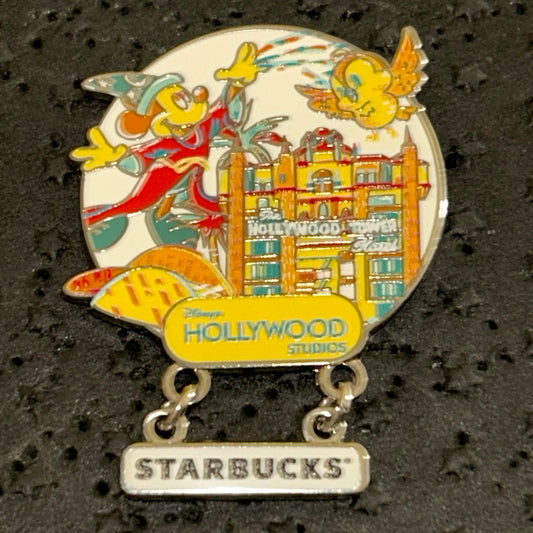 2024 - Sorcerer Mickey and Chubby the Bird - Hollywood Studios - Starbucks - Dangle - Disney Pin