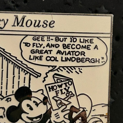 2001 - Mickey Mouse - How To Fly - First Comic Strip 1930 - Millennium - Disney Pin
