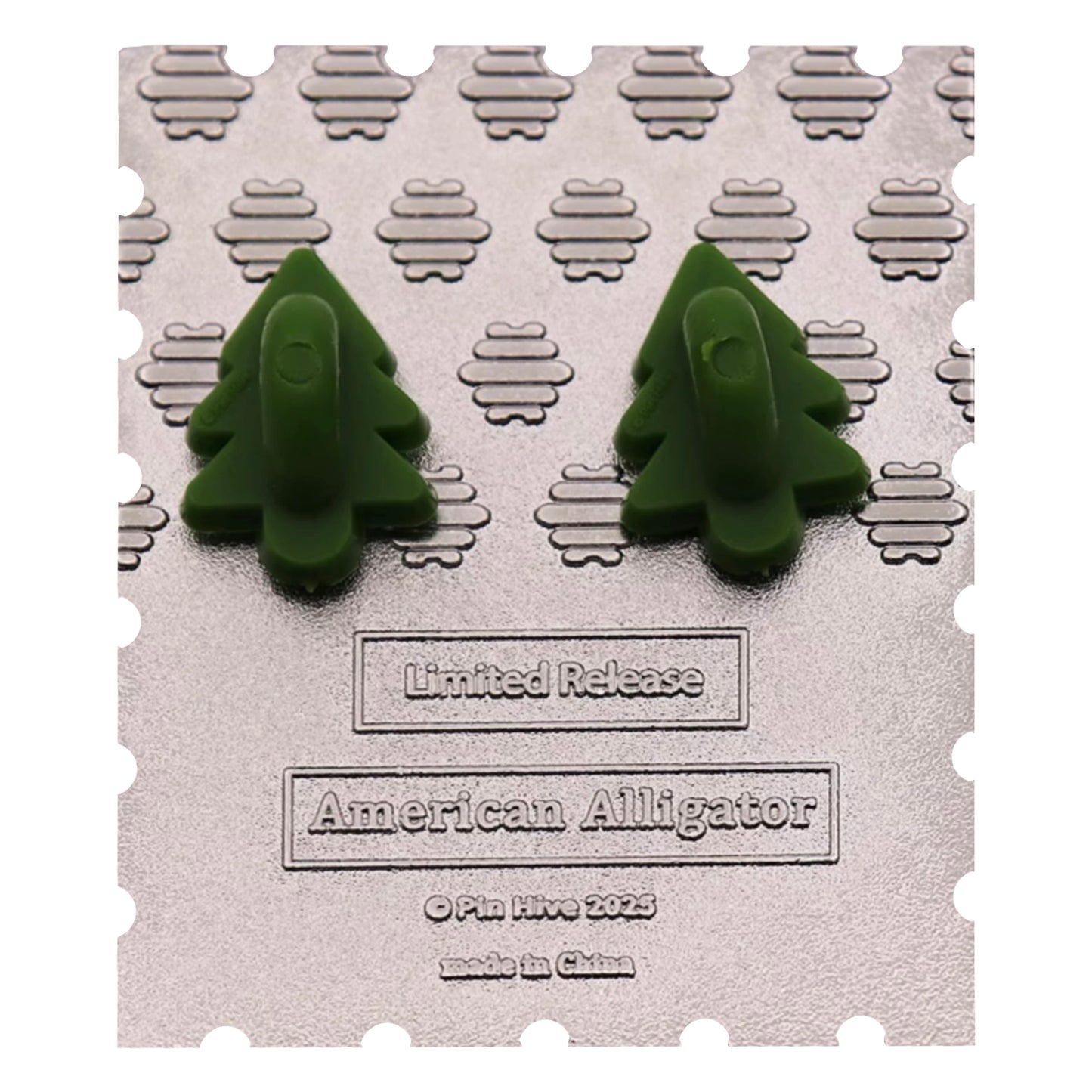 American Alligator Postage Stamp Pin