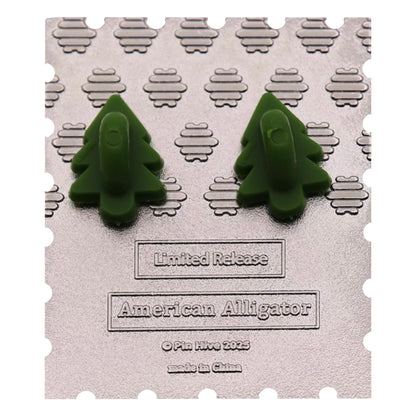 American Alligator Postage Stamp Pin