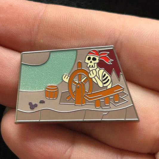 2025 - Skeleton - Pirates of Caribbean - LE 525 - WDW - Attractions - Disney Pin