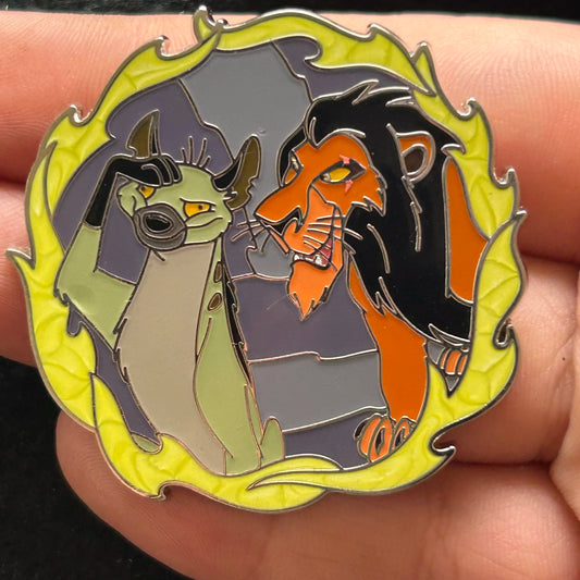 2025 - Banzai and Scar - Lion King - Villains Series - Disney Pin