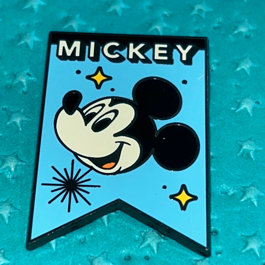 2023 Mickey Mouse banner pin