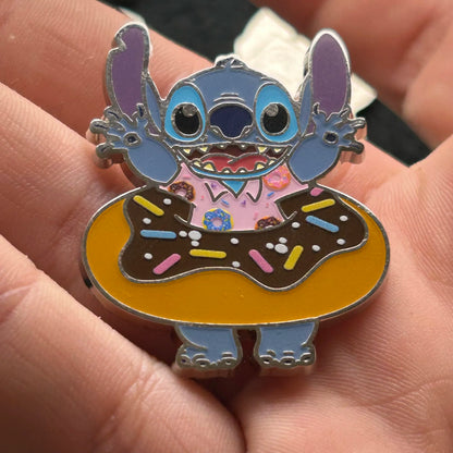 2024 - Full Set - Angel and Stitch - Snack Attack - Mystery Series - 16 Disney Pins