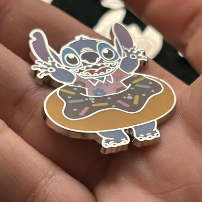 2024 - Full Set - Angel and Stitch - Snack Attack - Mystery Series - 16 Disney Pins