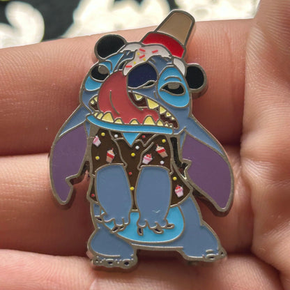 2024 - Full Set - Angel and Stitch - Snack Attack - Mystery Series - 16 Disney Pins