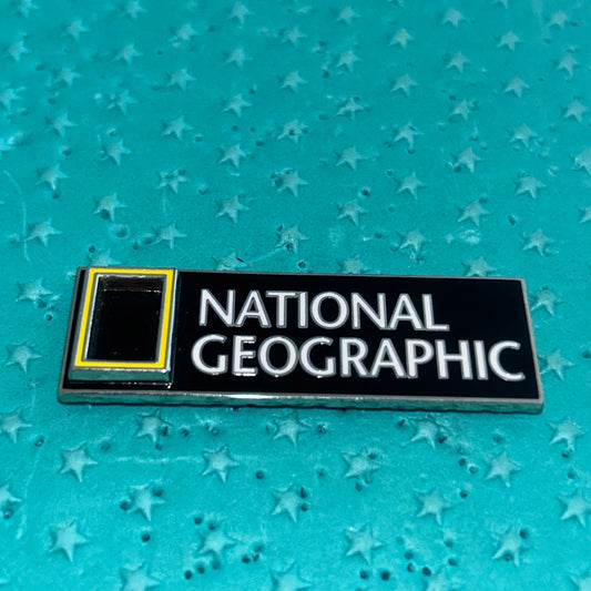 2023 National Geographic Rectangular Logo Pin