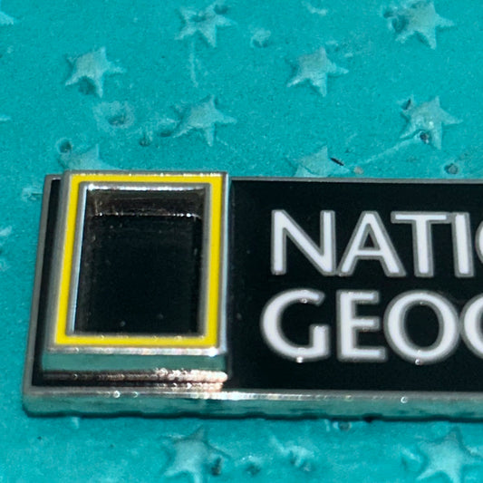 2023 National Geographic Rectangular Logo Pin