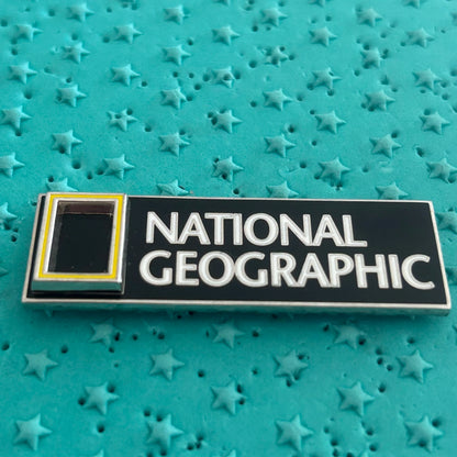 2023 National Geographic Rectangular Logo Pin