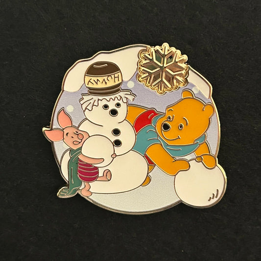 2024 - Winnie the Pooh and Piglet - Building a Snowman - Disney Pin