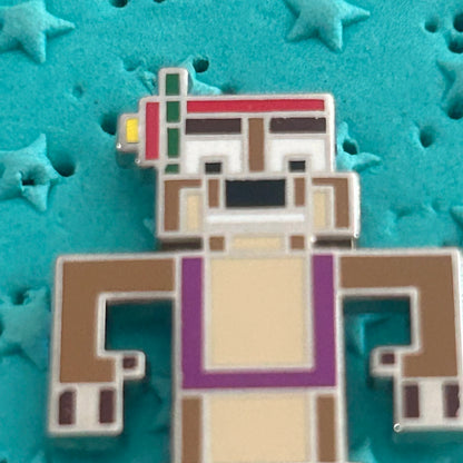 Timone Grass Skirt Pixel Hidden Mickey Pin
