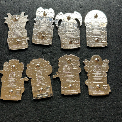 2024 - Full Set - Villains - Window - Mystery Series - 8 Disney Pins