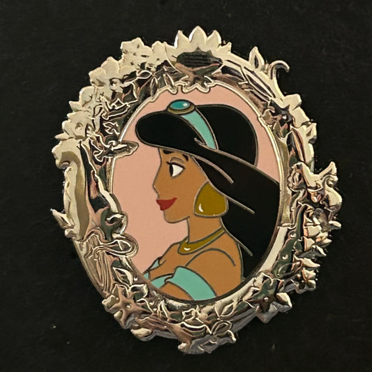 2024 - Jasmine - Aladdin - Side Profile - Silver Portrait - Princess Series - Disney Pin
