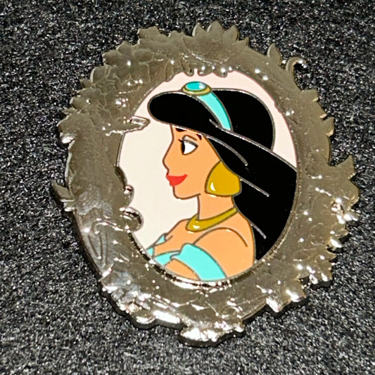 2024 - Jasmine - Aladdin - Side Profile - Silver Portrait - Princess Series - Disney Pin