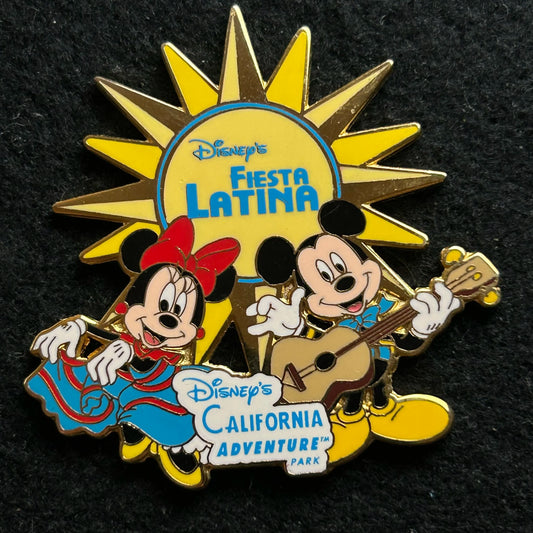 2003 - Mickey and Minnie Mouse Dancing - Fiesta Latina - DLR - LE 750 - Disney Pin