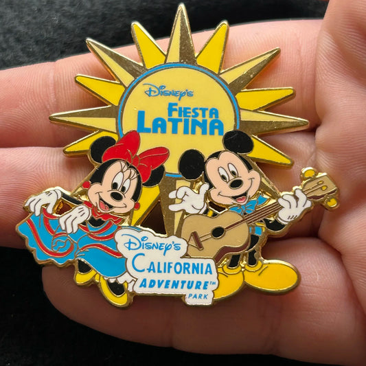 2003 - Mickey and Minnie Mouse Dancing - Fiesta Latina - DLR - LE 750 - Disney Pin
