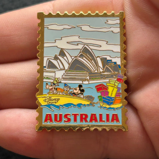 Mickey, Donald, and Goofy - In Boat - Australia - Disney Pin