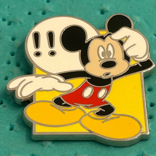 2022 Mickey Mouse exclamation mark pin