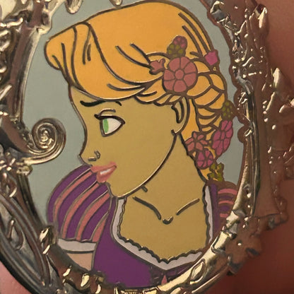 2024 - Rapunzel - Tangled - Side Profile - Portrait - Princess Series - Disney Pin