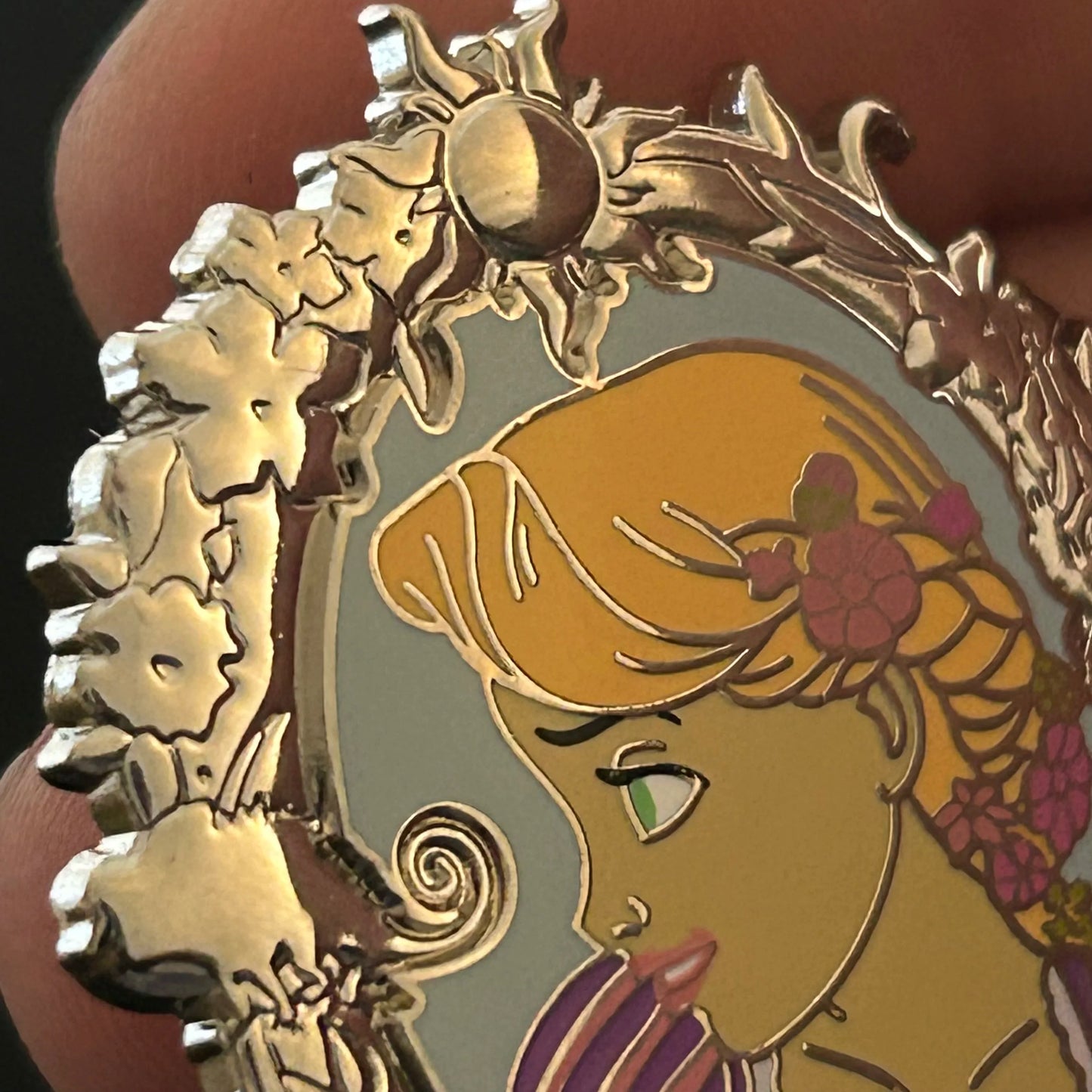 2024 - Rapunzel - Tangled - Side Profile - Portrait - Princess Series - Disney Pin