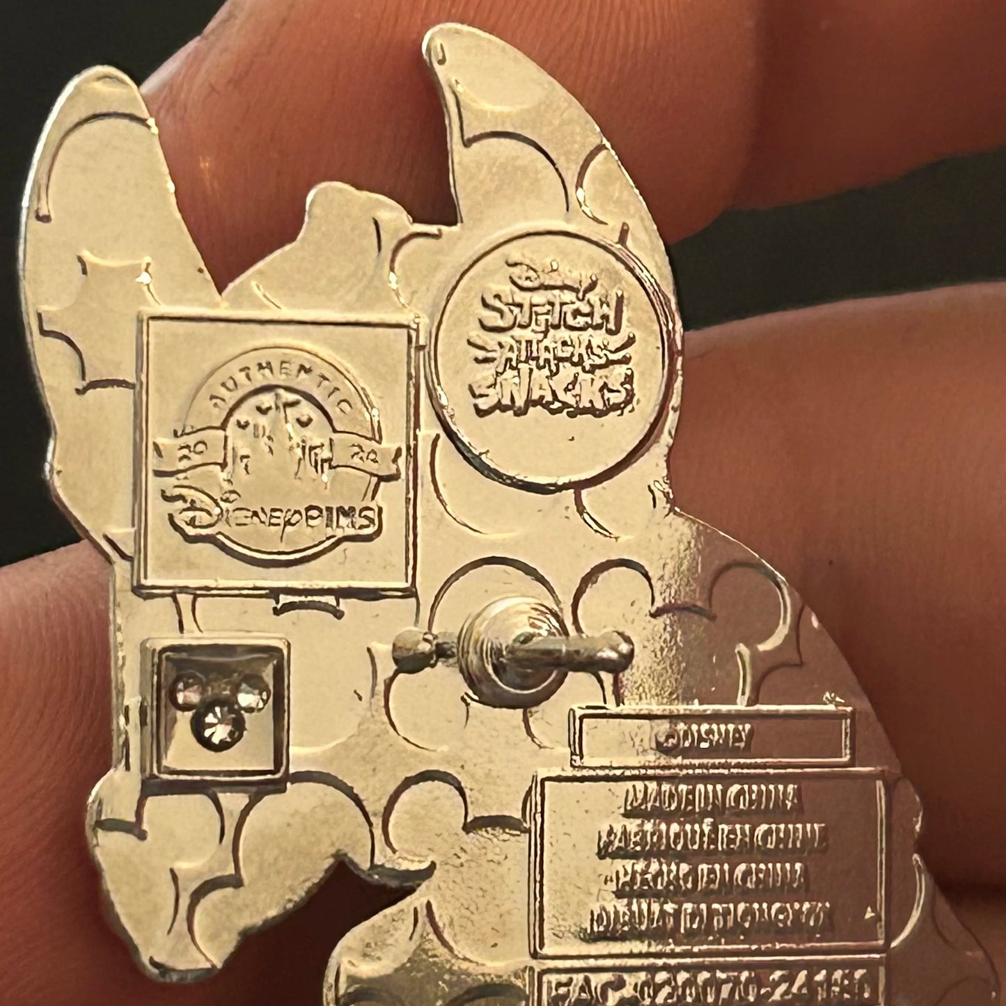 2024 - Stitch with Churros - Snack Attacks Mystery Series - Disney Pin