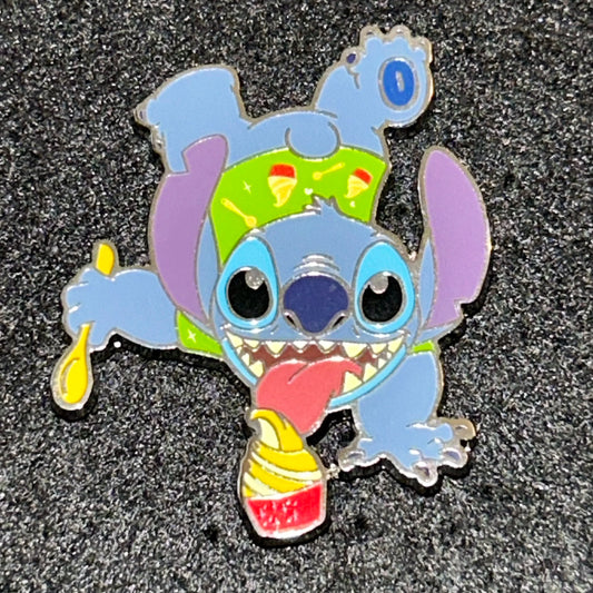 2024 - Stitch Doing Handstand Licking Dole-whip - Snack Attacks Mystery Pin