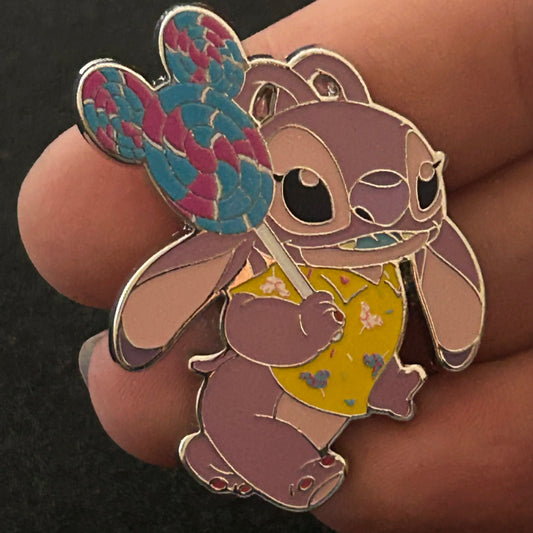 2024 - Angel with Lollipop Candy - Stitch Snack Attacks - Mystery Pin