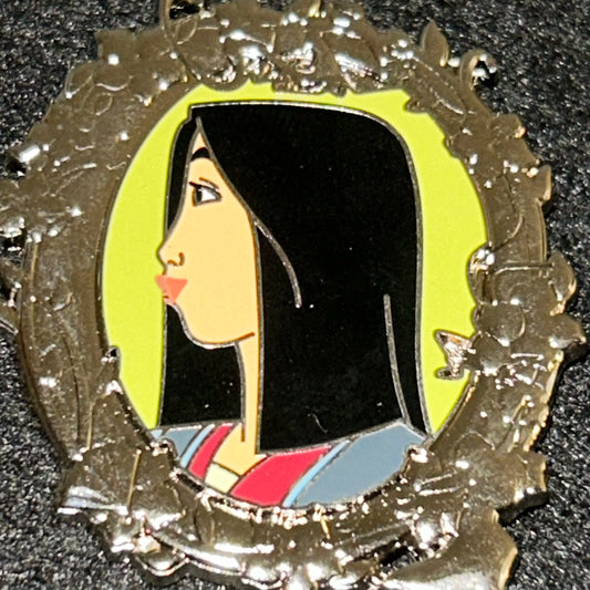 2024 - Mulan - Side Profile - Portrait - Princess Series - Disney Pin
