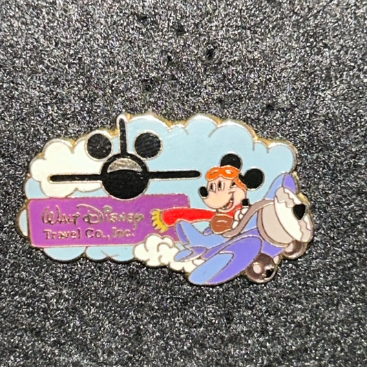 Vintage - Mickey Mouse - Pilot - Walt Disney World Travel Company - Disney Pin