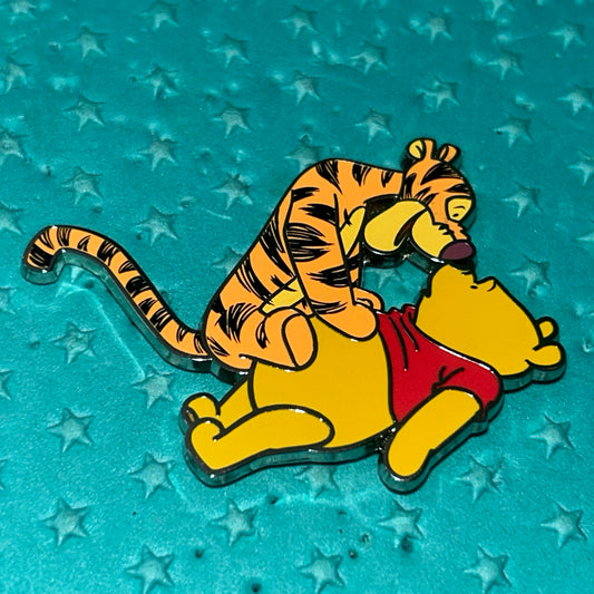 2015 Tigger Sitting on Winnie The Pooh Pin