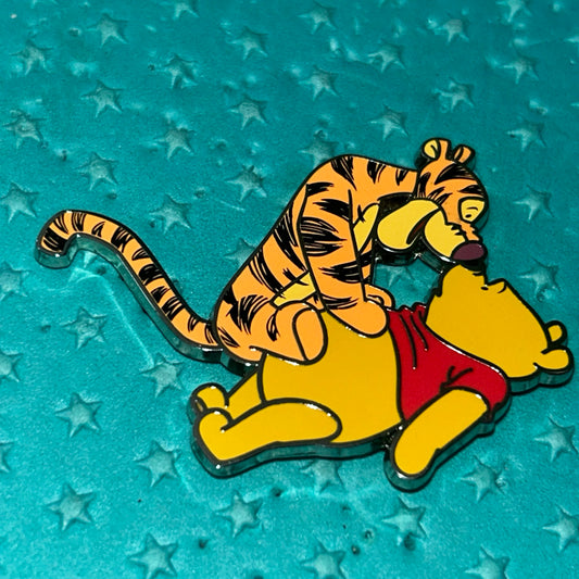 2015 Tigger Sitting on Winnie The Pooh Pin