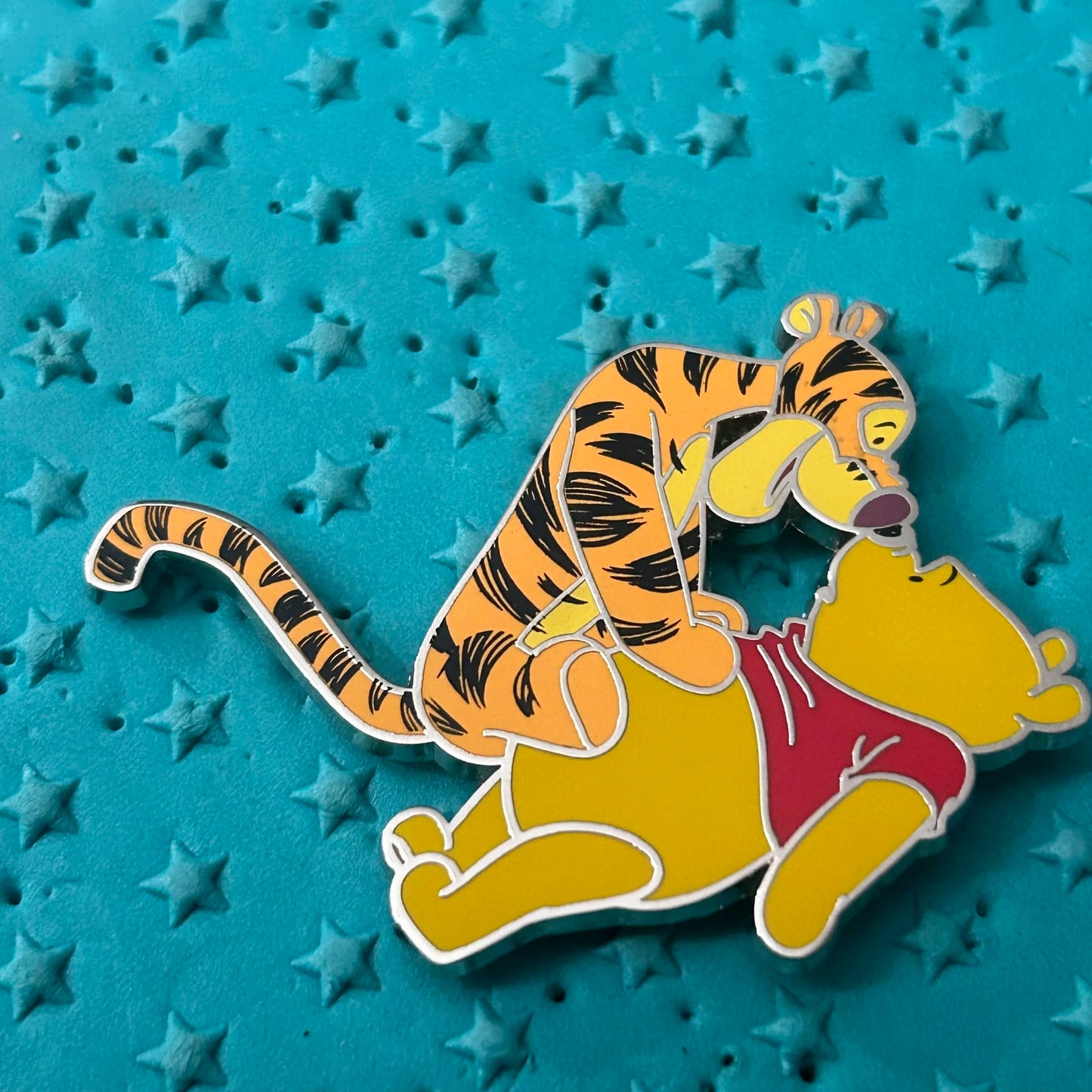 2015 Tigger Sitting on Winnie The Pooh Pin