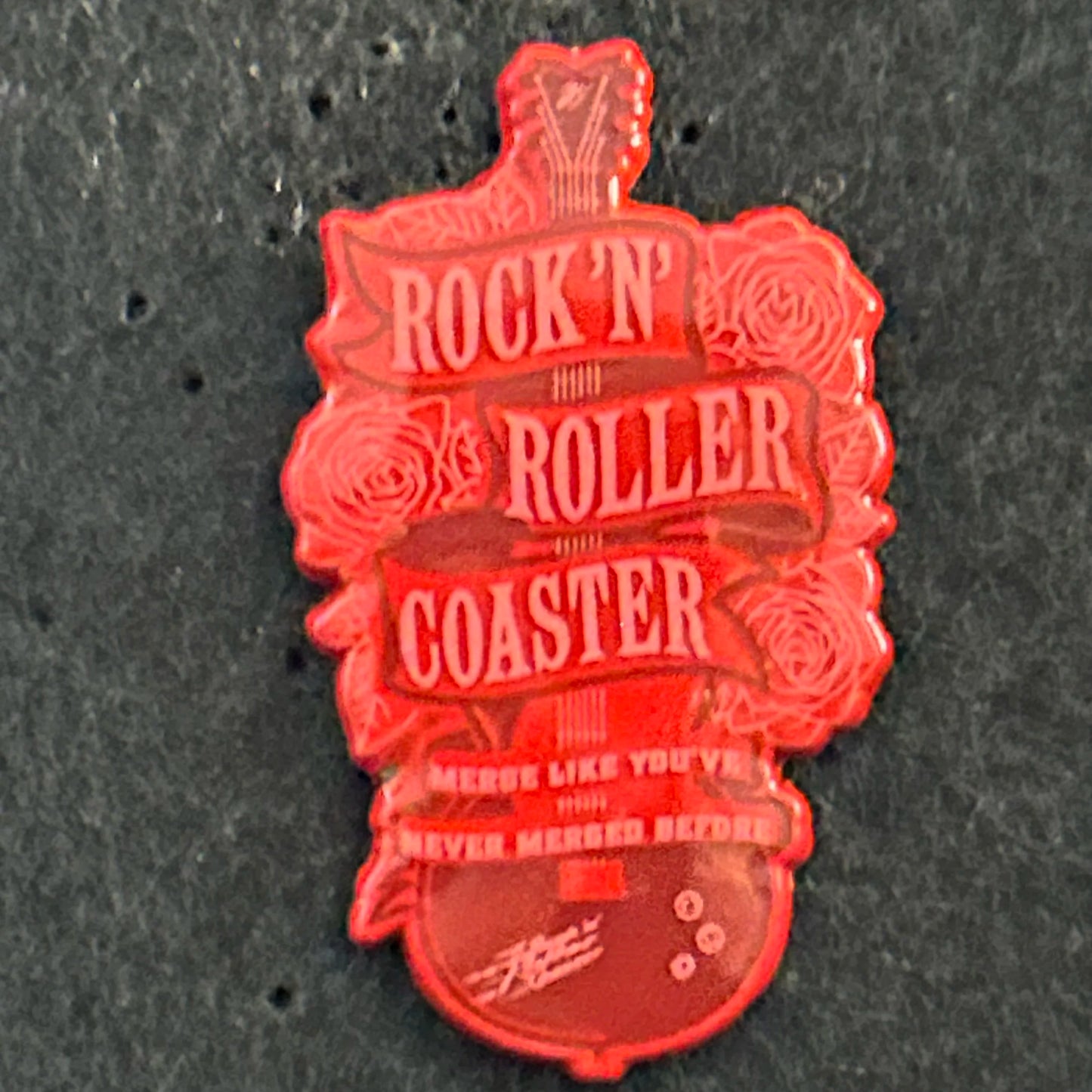 2023 - Rock N Rolled Coaster - Merge Like You’ve Never Merged Before - Guitar - WDW - Pin