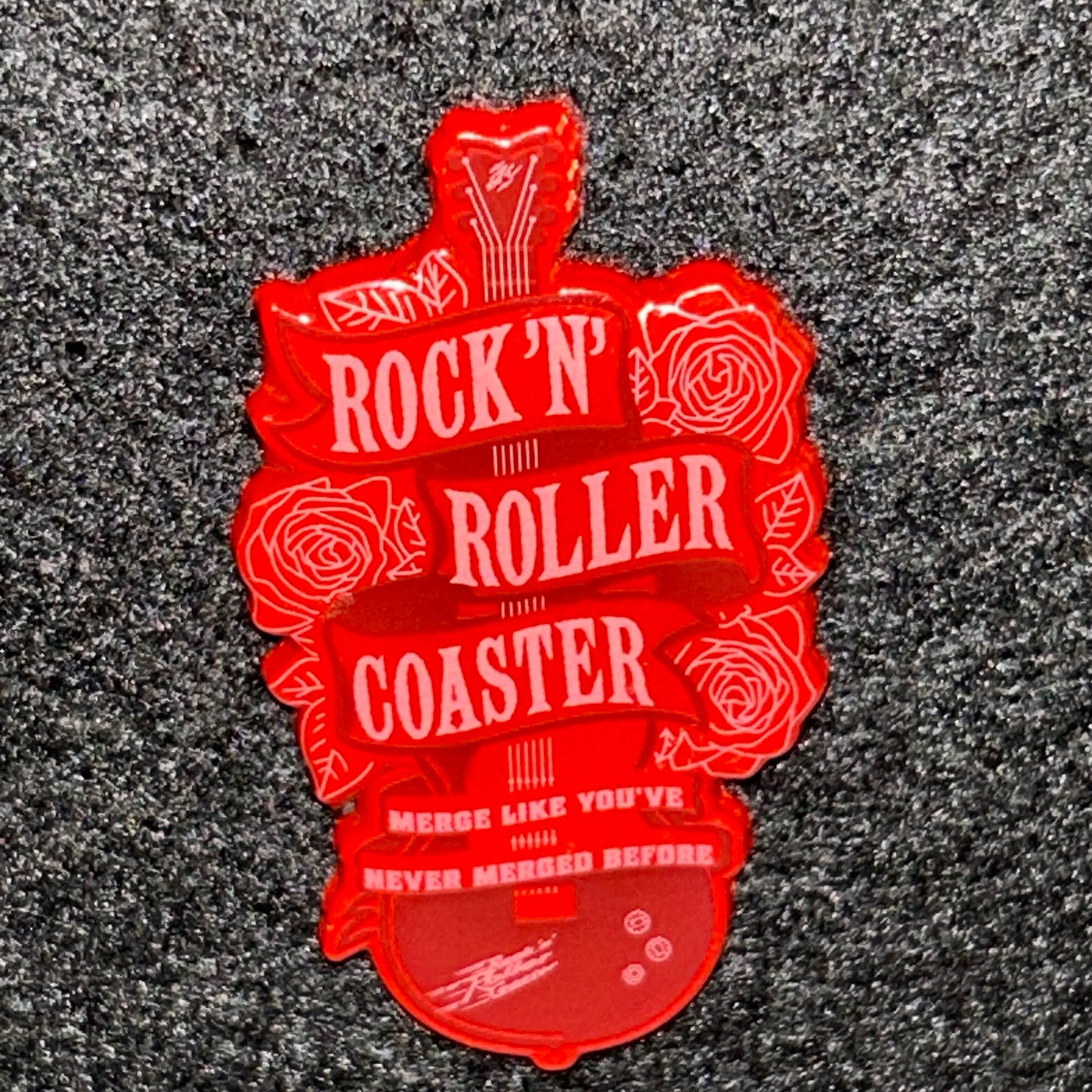 2023 - Rock N Rolled Coaster - Merge Like You’ve Never Merged Before - Guitar - WDW - Pin