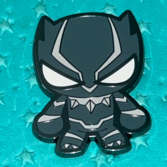 Chibi Black Panther Kawaii Pin