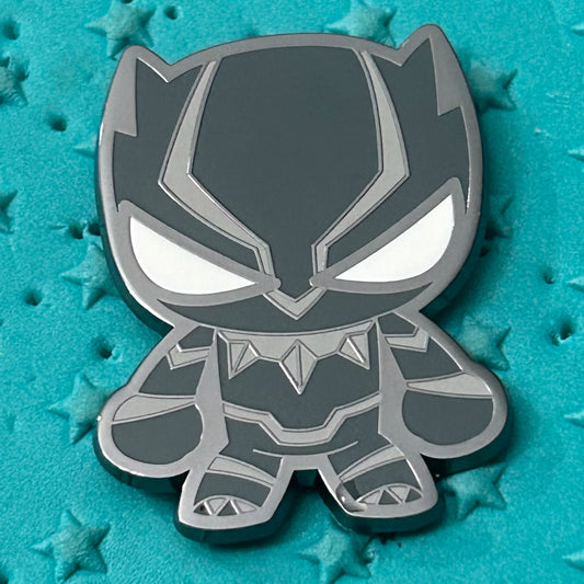 Chibi Black Panther Kawaii Pin