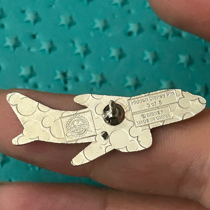 Lumiere Hidden Disney Airplane Pin