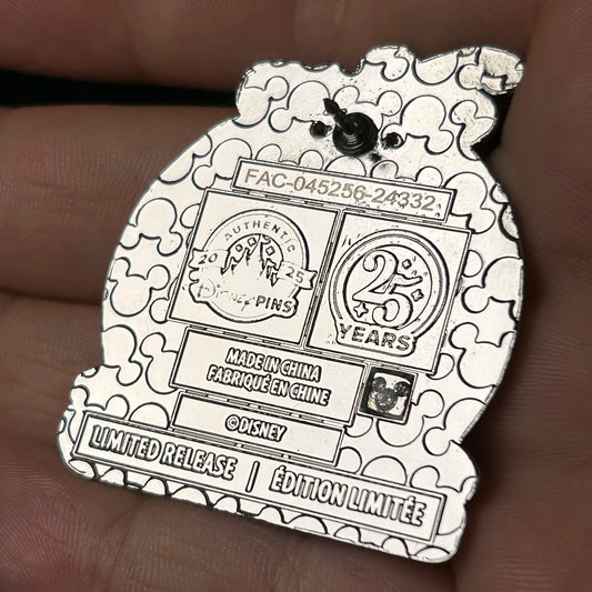 2025 - Donald Duck - 25 Years Of Pin Trading - LR - Logo - Disney Pin