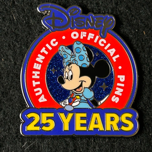 2025 - Minnie Mouse - 25 Years Of Pin Trading - LR - Logo - Disney Pin