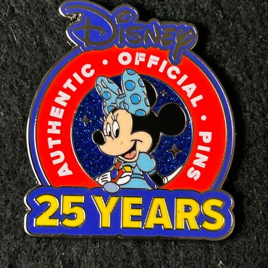 2025 - Minnie Mouse - 25 Years Of Pin Trading - LR - Logo - Disney Pin
